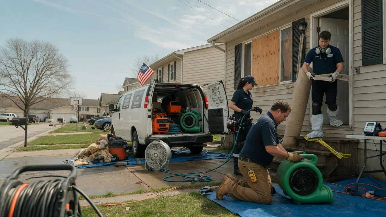 Water Damage Restoration in Sidney, TX near me